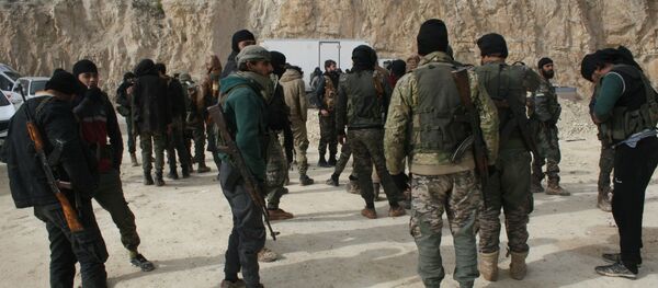 قوات الجيش السوري الحر المشاركة في العملية العسكرية في عفرين، سوريا - سبوتنيك عربي