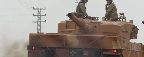 قوات الجيش التركي على الحدود السورية التركية - سبوتنيك عربي