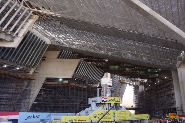 بدء عملية نقل تمثال رمسيس الثاني في القاهرة - سبوتنيك عربي