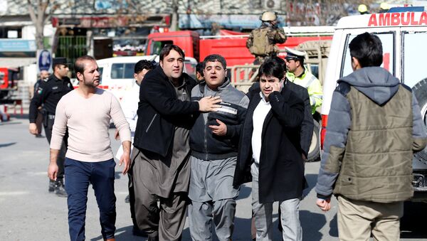 انفجار في حي السفارات في كابول 27 يناير 2018 - سبوتنيك عربي