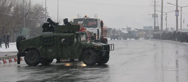 هجوم استهدف ثكنة للجيش الأفغاني بالقرب من الأكاديمية العسكرية في كابول، أفغانستان 29 يناير/ كانون الثاني 2018 - سبوتنيك عربي