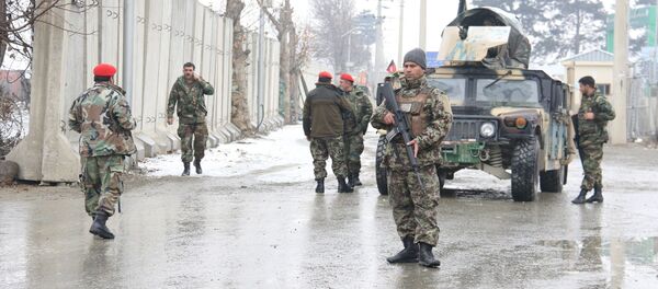 هجوم استهدف ثكنة للجيش الأفغاني بالقرب من الأكاديمية العسكرية في كابول، أفغانستان 29 يناير/ كانون الثاني 2018 - سبوتنيك عربي