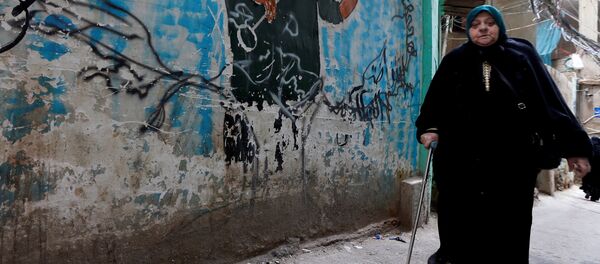 سيدة فلسطينية من مخيم برج البراجنة في بيروت - سبوتنيك عربي