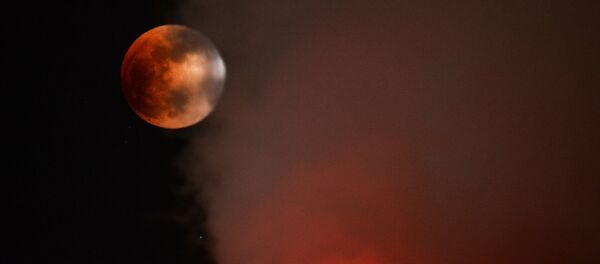 ثلاث ظواهر فريدة من نوعها في وقت واحد: خسوف القمر والقمر الكامل والقمر العملاق - نوفوسيبيرسك، روسيا 31 يناير/ كانون الثاني 2018 - سبوتنيك عربي
