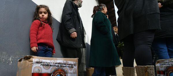 وفد من الشخصيات الدينية في روسيا يزور دمشق - توزيع المساعدات الإنسانية وفد من الشخصيات الدينية في روسيا يزور دمشق - توزيع المساعدات الإنسانية - سبوتنيك عربي