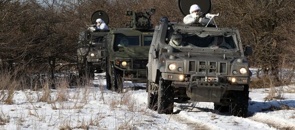 تدريبات وحدة المهام الخاصة لمكافحة الأهداف الجوية في منطقة ستافروبول - سبوتنيك عربي