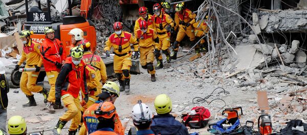 تداعيات زلزال قوي في تايوان، 7 فبراير/ شباط 2018 - سبوتنيك عربي