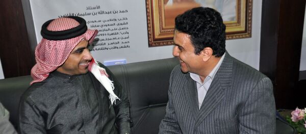 محرر سبوتنيك مع المطرب السعودي أحمد غزالة محرر سبوتنيك مع المطرب السعودي أحمد غزالة - سبوتنيك عربي