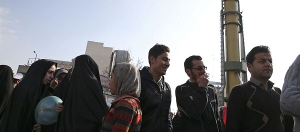 الاحتفال بالذكرى الـ 39 للثورة الإسلامية في طهران، إيران 11 فبراير/ شباط 2018 - سبوتنيك عربي