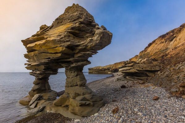 المهرجان الخامس للتصوير بيرفوزدانايا روسيا - صورة بعنوان الهندسة المعمارية القطبية الشمالية للمصور كيريل أويوتنوف - سبوتنيك عربي