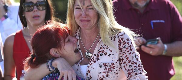 حادث إطلاق نار بمدرسة ستونمان دوجلاس الثانوية في فلوريدا، الولايا تالمتحدة 14 فبراير/ شباط 2018 - سبوتنيك عربي