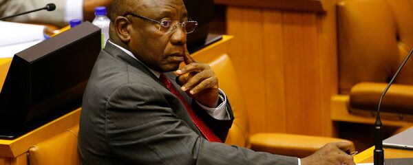 سيريل رامافوزا  رئيس جنوب أفريقيا - سبوتنيك عربي