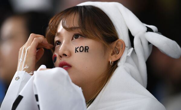 مشجعة من كوريا الجنوبية - سبوتنيك عربي