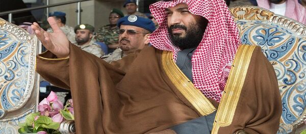 محمد بن سلمان أثناء تخريج دفعة جديدة من كلية الملك فيصل الجوية محمد بن سلمان أثناء تخريج دفعة جديدة من كلية الملك فيصل الجوية - سبوتنيك عربي