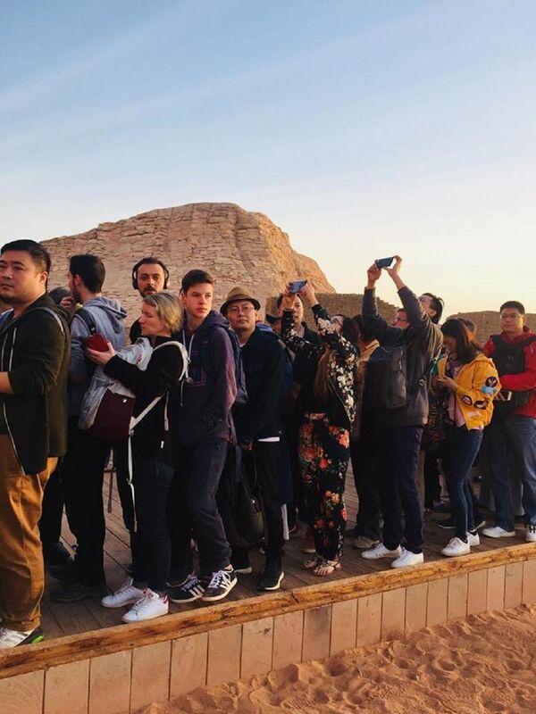 تعامد الشمس على تمثال رمسيس الثاني بمعبد أبو سمبل - سبوتنيك عربي