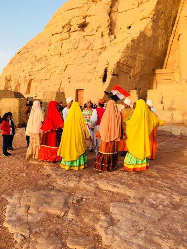  تعامد الشمس على تمثال رمسيس الثاني بمعبد أبو سمبل - سبوتنيك عربي