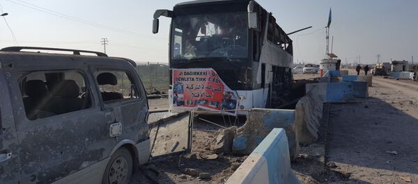 القافلة المستهدفة في عفرين - سبوتنيك عربي