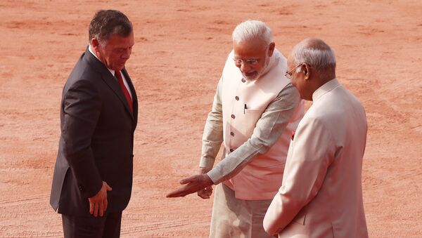 رئيس الهند، ورئيس الوزراء الهندي يستقبلون ملك الأردن - سبوتنيك عربي