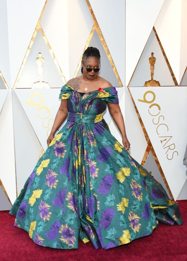 الحفل الـ 90 لتوزيع جوائز أوسكار في كاليفورنيا 4 مارس/ أذار 2018 - الممثلة الأمريكية ووبي غولدبيرغ - سبوتنيك عربي