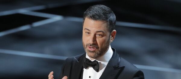 جيمي كيمل في حفل توزيع جوائز الأوسكار الـ 90 في 4 مارس/آذار 2018 في لوس أنجلوس في ولاية كاليفورنيا الأمريكية - سبوتنيك عربي