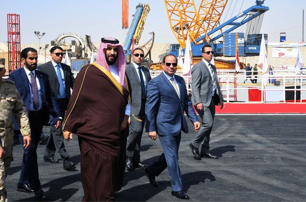 الرئيس السيسي وولي عهد السعودية محمد بن سلمان  - سبوتنيك عربي