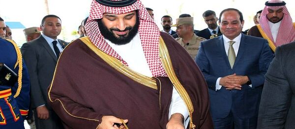 محمد بن سلمان أثناء زيارته للقاهرة - سبوتنيك عربي