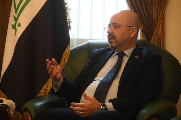 سفير جمهوية العراق حاليا في روسيا الاتحادية حيدر منصور هادي العذاري - سبوتنيك عربي