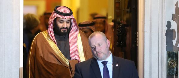 محمد بن سلمان خلال زياته إلى بريطانيا - سبوتنيك عربي