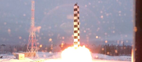 تجربة لصاروخ سارمات - سبوتنيك عربي