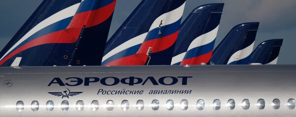 طائرات شركة أيروفلوت الروسية في مطار شيريميتيفو في موسكو - سبوتنيك عربي