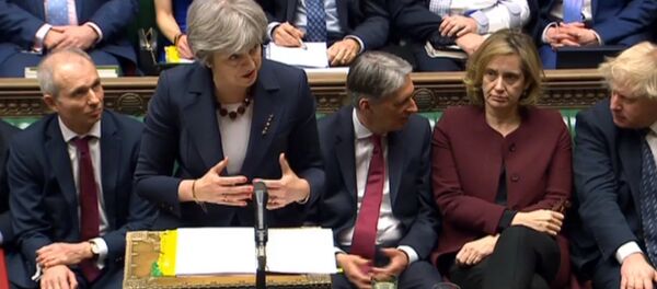 رئيسة الوزراء البريطانية تيريزا ماي - سبوتنيك عربي