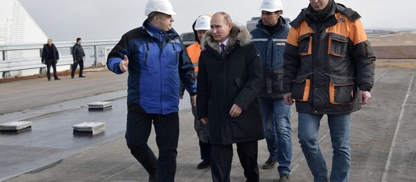 الرئيس الروسي فلاديمير بوتين في القرم - سبوتنيك عربي