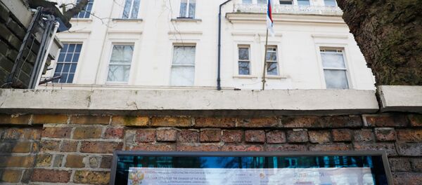 مبنى السفارة الروسية في لندن، بريطانيا 14 مارس/ آذار 2018 - سبوتنيك عربي