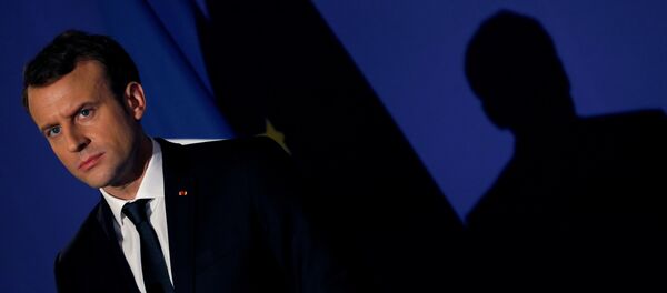 الرئيس الفرنسي إيمانويل ماكرون في باريس، فرنسا 8 ديسمبر/ كانون الأول 2017 الرئيس الفرنسي إيمانويل ماكرون في باريس، فرنسا 8 ديسمبر/ كانون الأول 2017 - سبوتنيك عربي