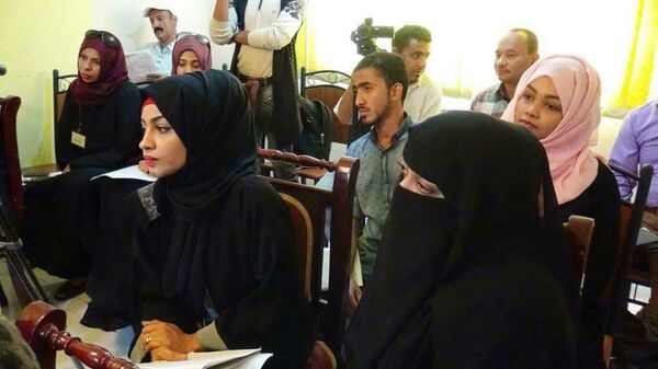 المؤتمر الصحفي لتدشين مجموعة جنوبيات من أجل السلام اليوم السبت 17 مارس / آذار 2018 المؤتمر الصحفي لتدشين مجموعة جنوبيات من أجل السلام اليوم السبت 17 مارس / آذار 2018 - سبوتنيك عربي