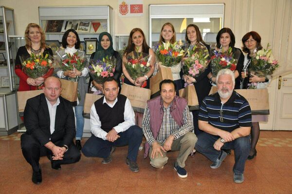 احتفالية المركز الثقافي الروسي في القاهرة بعيد الأم مارس/آذار 2018 - سبوتنيك عربي