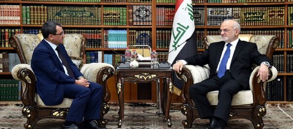 وزير الخارجية العراقي إبراهيم الجعفري مع وكيل وزير الخارجية التركية - سبوتنيك عربي