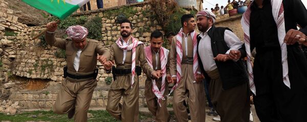 الاحتفال بعيد النوروز في مدينة أكرا، العراق 21 مارس/ آذار 2018 - سبوتنيك عربي