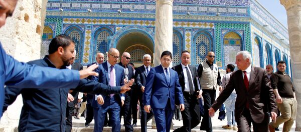 وزير خارجية المغرب في جولة في المسجد الأقصى - سبوتنيك عربي