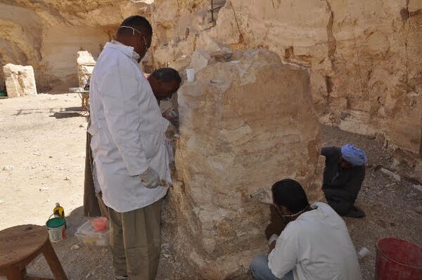 ترميم مقبرة حاروا - سبوتنيك عربي