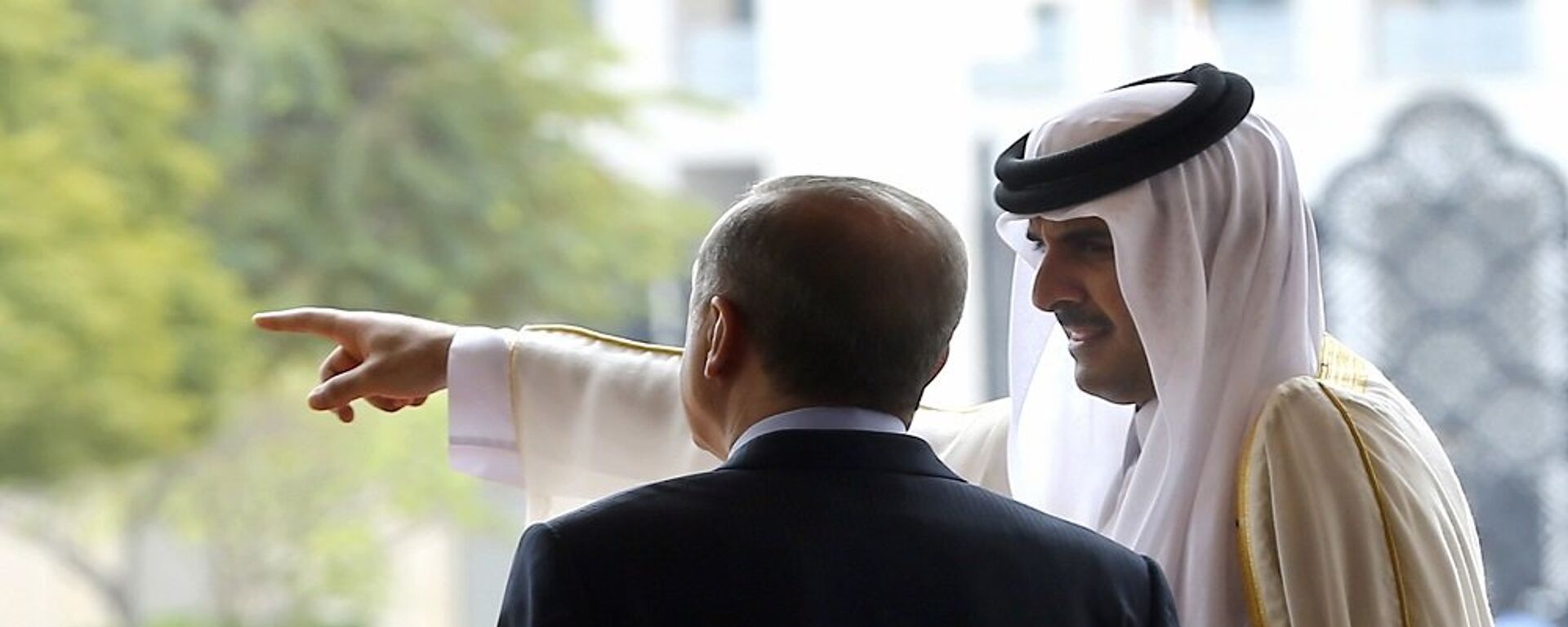 أمير قطر تميم بن حمد آل ثاني مع الرئيس التركي رجب طيب أردوغان - سبوتنيك عربي, 1920, 18.09.2022