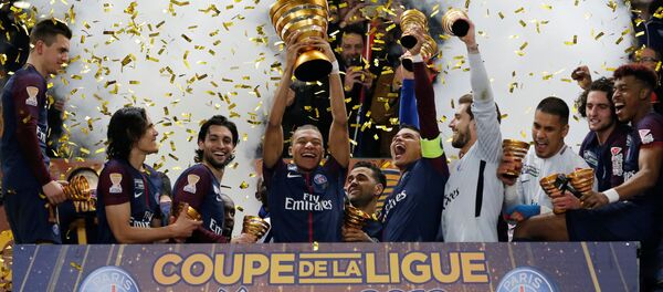 فوز فريق باريس سان جيرمان بلقب كأس الرابطة الفرنسية، للمرة الثامنة في تاريخه - سبوتنيك عربي