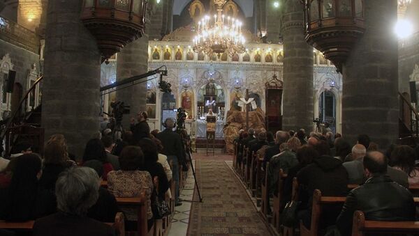 مسيحيو سوريا يحتفلون بعيد الفصح و الشعانين - سبوتنيك عربي