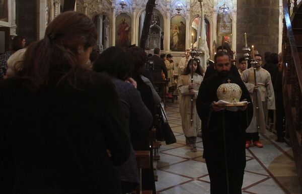 مسيحيو سوريا يحتفلون بعيد الفصح و الشعانين  - سبوتنيك عربي