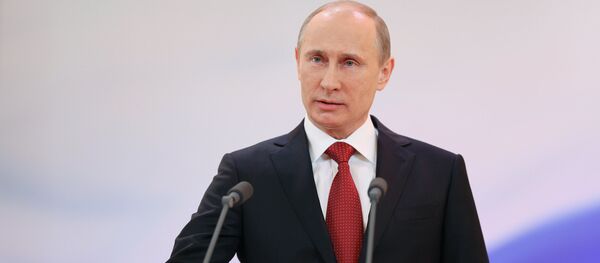 الرئيس الروسي فلاديمير بوتين خلال مراسم التنصيب في عام 2012 الرئيس الروسي فلاديمير بوتين خلال مراسم التنصيب في عام 2012 - سبوتنيك عربي