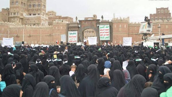 نساء يتظاهرن في اليمن ضد اغتصاب فتاة في الحديدة - سبوتنيك عربي
