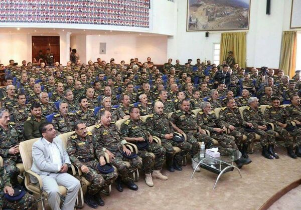 قادة وضباط الأمن المركزي بصنعاء - سبوتنيك عربي