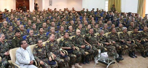 قادة وضباط الأمن المركزي بصنعاء - سبوتنيك عربي