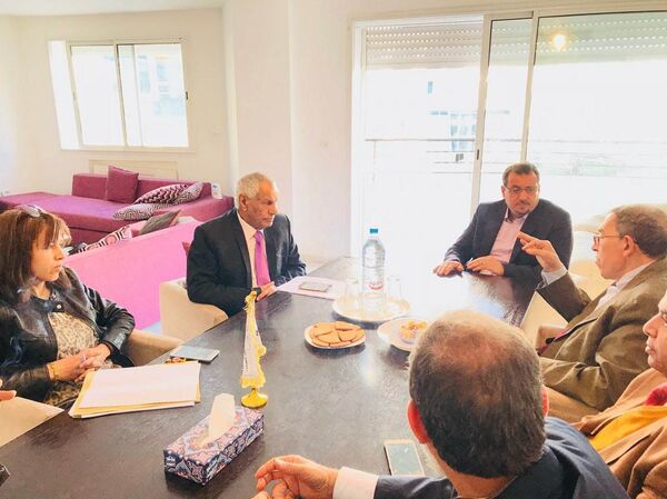 مقر اللجنة التحضيرية للمؤتمر الوطني العام الجامع الليبي بتونس - سبوتنيك عربي