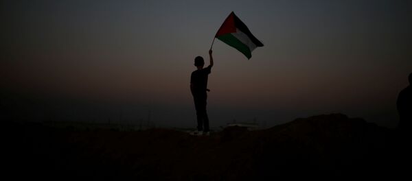 مسيرة العودة الكبرى على حدود قطاع غزة و إسرائيل، 1 أبريل/ نيسان 2018 - سبوتنيك عربي